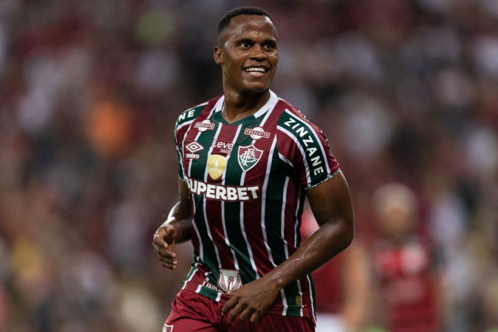 Imagem colorida de Jhon Arias, do Fluminense- Metrópoles
