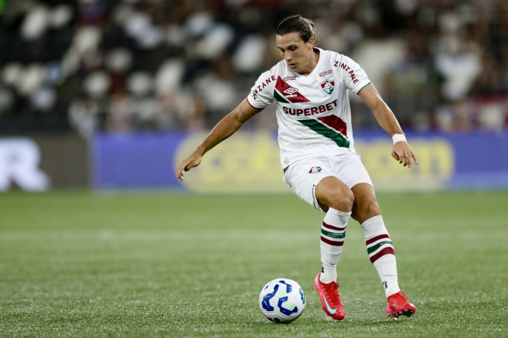 Foto colorida de Canobbio, jogador do Fluminense - Metrópoles