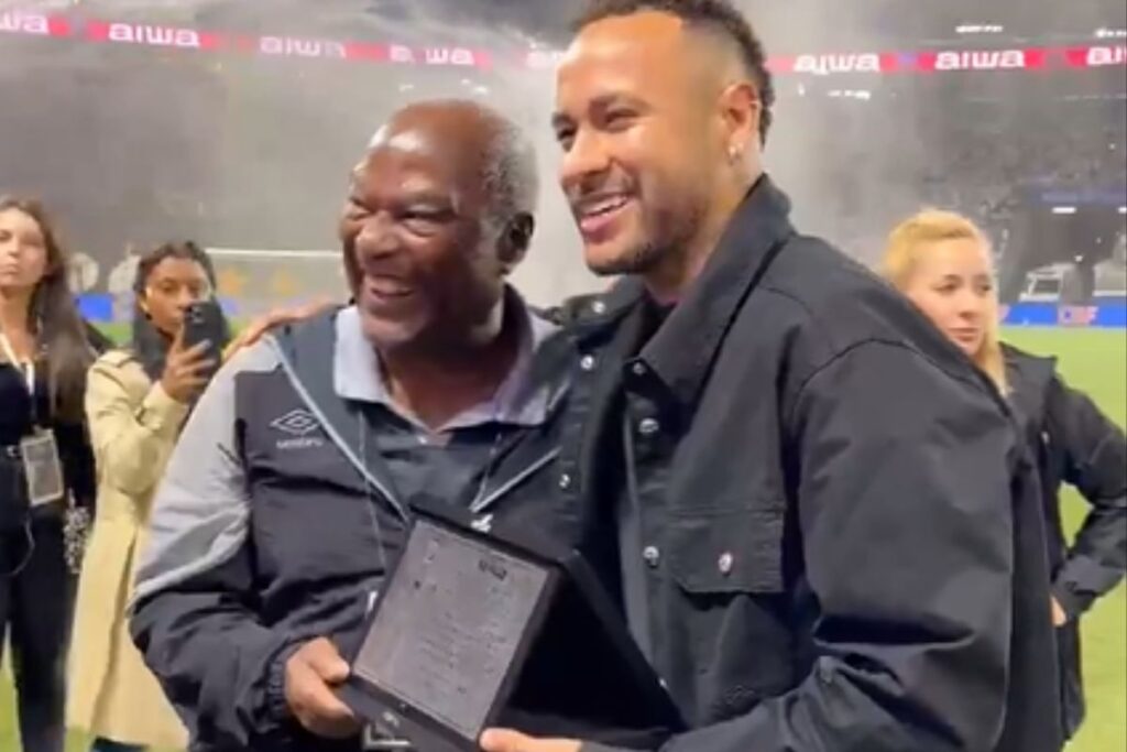 homenagem de santos ao neymar