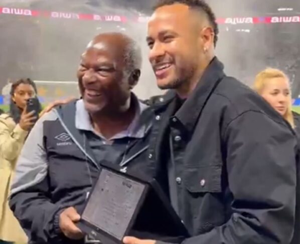 homenagem de santos ao neymar
