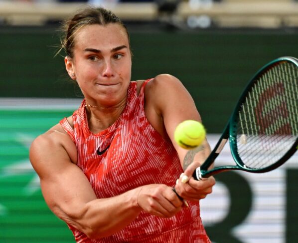 Foto colorida de Sabalenka, tenista - Metrópoles