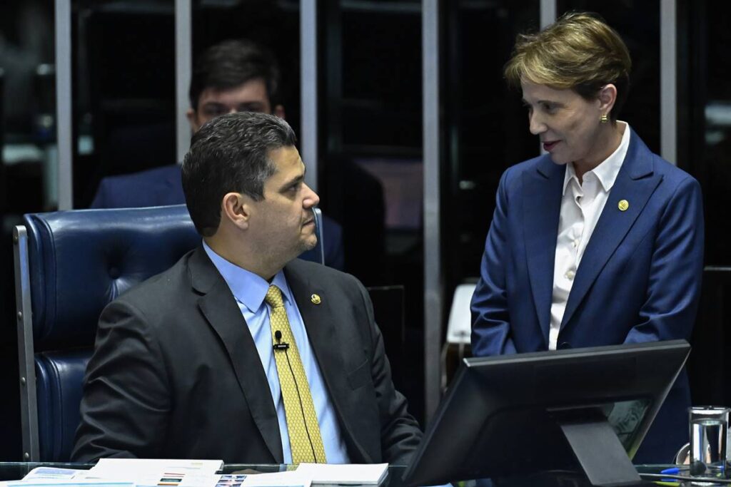 davi alcolumbre tereza cristina - Metrópoles